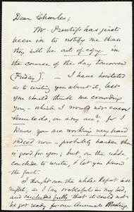 Letter from Samuel May, to Charles Calistus Burleigh