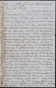 Letter from Samuel May, Leicester, [Mass.], to Richard Davis Webb, Oct. 14, 1862