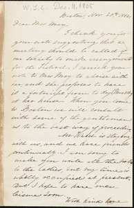 Letter from Helen Eliza Garrison, Boston, to Sarah Russell May, Nov. 20th, 1862