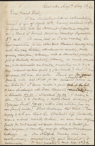 Letter from Samuel May, Leicester, Mass., to Richard Davis Webb, May 23 / 63