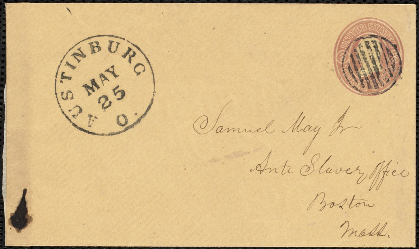 Letter from Charles Stockman Spooner Griffing, Jefferson, Ashtabula Co ...