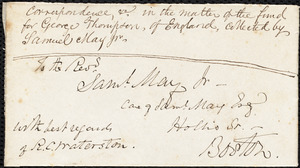 Letter from William Shaen, London, to Samuel May, January 1869