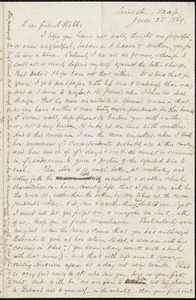 Letter from Samuel May, Leicester, Mass., to Richard Davis Webb, June 28, 1869