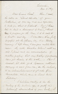 Letter from Samuel May, Leicester, [Mass.], to Samuel Joseph May, Nov. 2, 1869