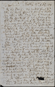 Letter from Richard Davis Webb, Dublin, to Samuel May, 17th of July, 1849