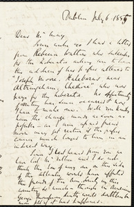 Letter from Richard Davis Webb, Dublin, to Samuel May, July 6, 1855