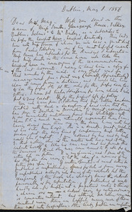 Letter from Richard Davis Webb, Dublin, to Samuel May, May 8, 1856