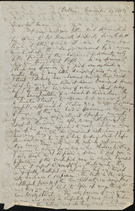 Letter from Richard Davis Webb, Dublin, to Samuel May, November 7, 1857