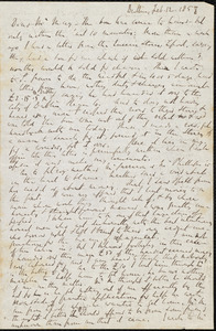 Letter from Richard Davis Webb, Dublin, to Samuel May, Feb. 12, 1858