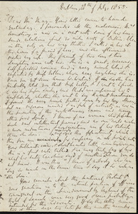 Letter from Richard Davis Webb, Dublin, to Samuel May, 28th of July, 1858