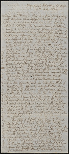 Letter from Richard Davis Webb, Dublin, to Samuel May, 16th July 1860