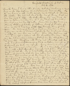 Letter from Richard Davis Webb, Dublin, to Samuel May, July 29, 1860