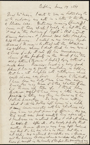 Letter from Richard Davis Webb, Dublin, to Samuel May, June 17, 1861