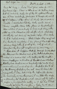 Letter from Richard Davis Webb, Dublin, to Samuel May, Sept. 7, 1861