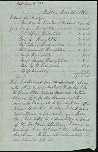 Letter from Richard Davis Webb, Dublin, to Samuel May, Dec. 28, 1861