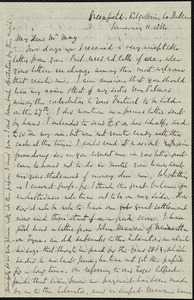 Letter from Richard Davis Webb, Greenfield, Kilgobbin, near Dublin, to Samuel May, January 11, 1862