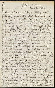 Letter from Richard Davis Webb, Dublin, to Samuel May, May 30, 1863