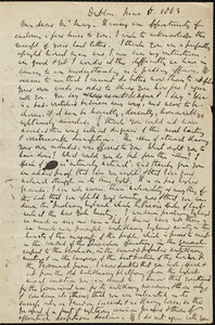 Letter from Richard Davis Webb, Dublin, to Samuel May, June 11, 1863