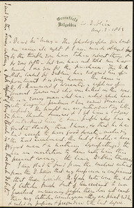 Letter from Richard Davis Webb, Greenfield, Kilgobbin, near Dublin, to Samuel May, Aug. 3, 1863
