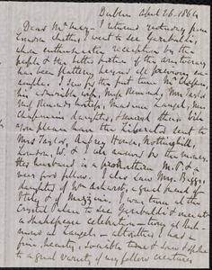 Letter from Richard Davis Webb, Dublin, to Samuel May, April 26, 1864