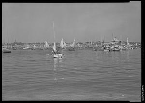 Sailing in harbor