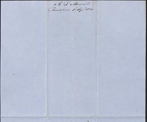 Anson P. Morrill to George Coffin, 12 April 1851