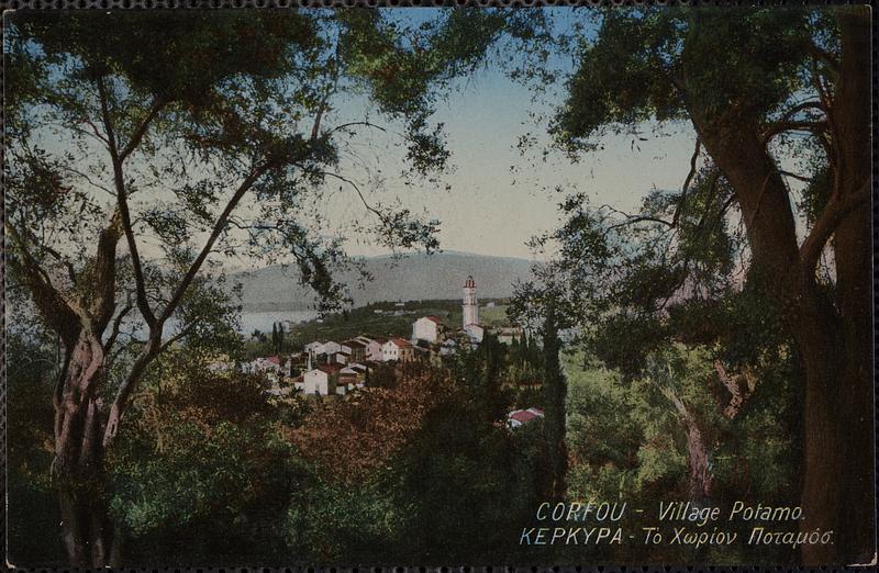 Corfou - village Potamo