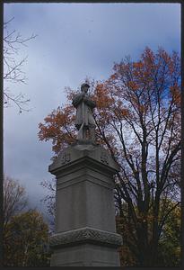 Civil War Memorial at Tribou Park, Woodstock, Vermont