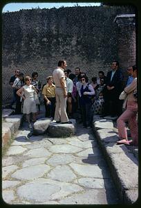 Tour group, Pompeii, Italy