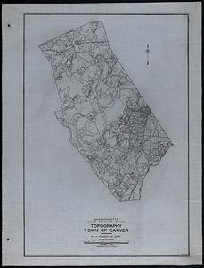 Topography Town of Carver