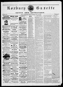 Roxbury Gazette and South End Advertiser, January 30, 1873
