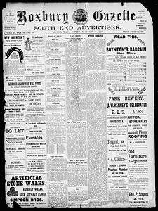 Roxbury Gazette and South End Advertiser, August 10, 1895