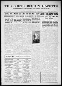 South Boston Gazette, September 13, 1913