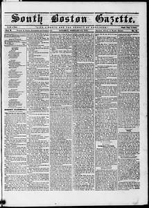 South Boston Gazette, February 22, 1851