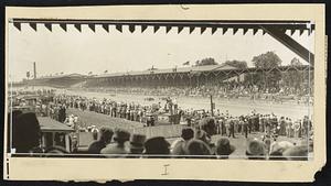 Part of the crowd of 100,000 who witnessed the Indianapolis automobile race May 30, in which three drivers were killed