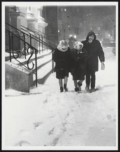 First snow of season hits Boston Wed Nov 15, 1967.