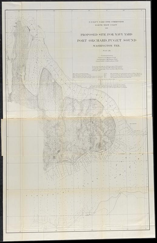 Proposed site for navy yard, Port Orchard, Puget Sound, Washington Ter.