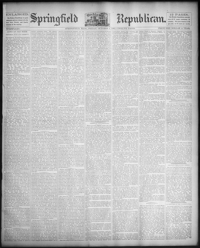 Springfield Weekly Republican - Digital Commonwealth