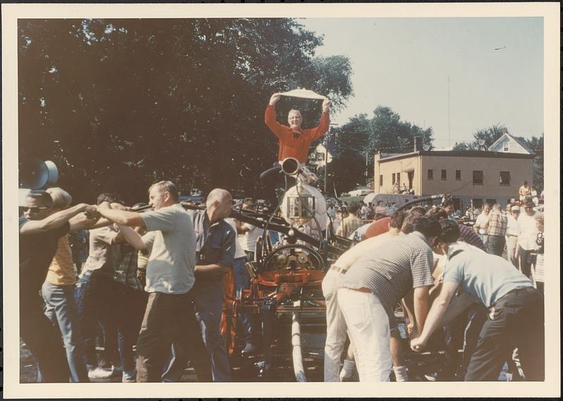 Warren hand tub crew celebrates third place finish at fireman's muster