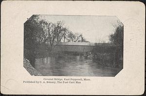 Covered bridge, from Nashua River