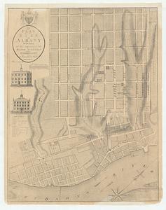 A plan of the city of Albany surveyed at the request of the Mayor Aldermen and commonalty