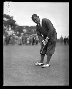Gene Sarazen playing golf