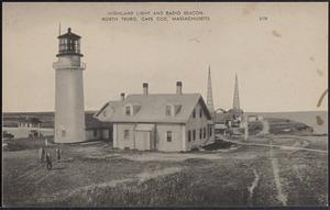 Highland Light and radio beacon, North Truro, Cape Cod, Massachusetts
