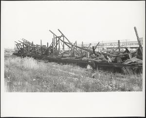 Burned building, South Boston, Boston