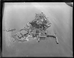 Aerial photo of the Coast Guard station in Gloucester