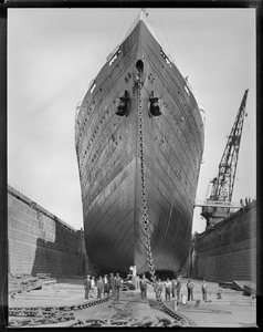 SS Leviathan, dry dock, South Boston