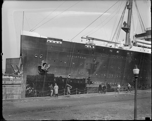 USS Leviathan, South Boston dry dock