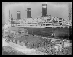 SS Leviathan - dry dock