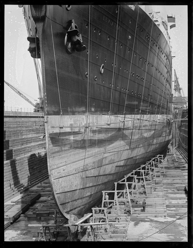 SS Leviathan dry dock