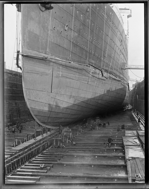 SS Leviathan - drydock
